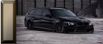 BLACK BMW E91 BLACK BMW E91