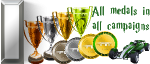 For all medals in all campaigns For all medals in all campaigns